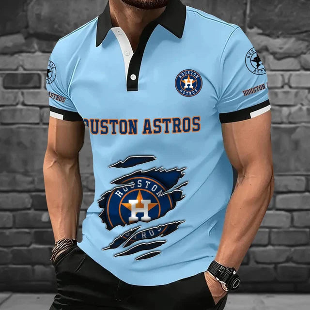 [FLASH SALE] NEW CUSTOMIZED MLB10 HAS HOUSTON ASTROS POLO SHIRT