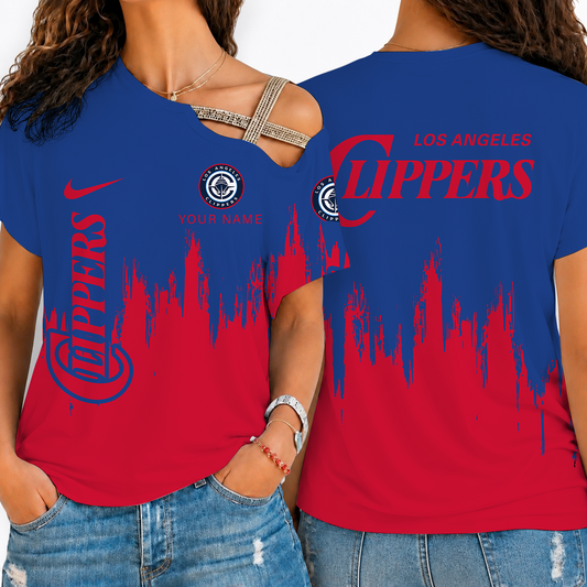 [HOT DEAL] NEW CUSTOMIZED NBA10 LCL LOS ANGELES CLIPPERS SHOULDER SHIRT