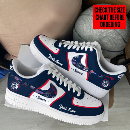 [HOT DEAL] NEW CUSTOMIZED NBA10 LCL LOS ANGELES CLIPPERS AF1 SHOES