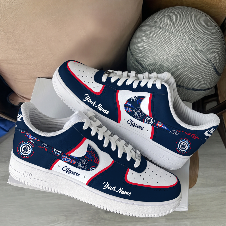 [HOT DEAL] NEW CUSTOMIZED NBA10 LCL LOS ANGELES CLIPPERS AF1 SHOES