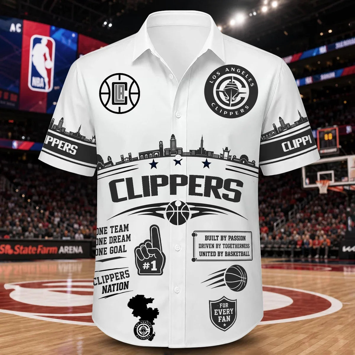 [HOT DEAL] NEW CUSTOMIZED NBA10 LCL LOS ANGELES CLIPPERS UNISEX HAWAIIAN SHIRT