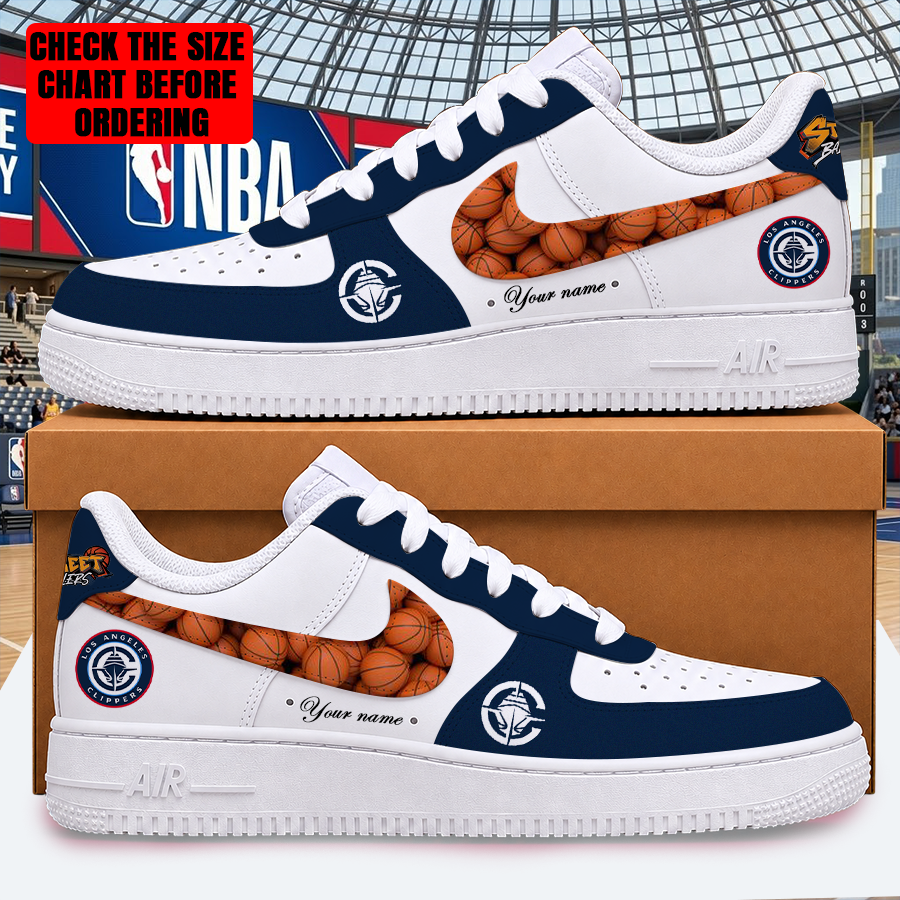 [HOT DEAL] NEW CUSTOMIZED NBA10 LCL LOS ANGELES CLIPPERS AF1 SHOES