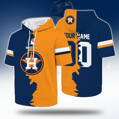 [FLASH SALE] NEW CUSTOMIZED MLB10 HAS HOUSTON ASTROS SHORT SLEEVE HOODIE
