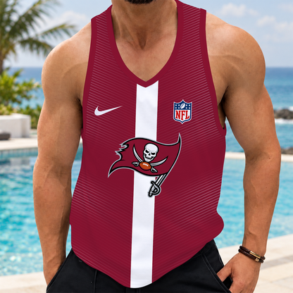 [SPECIAL OFFER] NEW CUSTOMIZED NFL10 TBB TAMPA BAY BUCCANEERS UNISEX TANK TOP