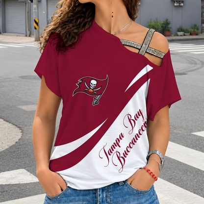 [SPECIAL OFFER] NEW CUSTOMIZED NFL10 TBB TAMPA BAY BUCCANEERS SHOULDER SHIRT