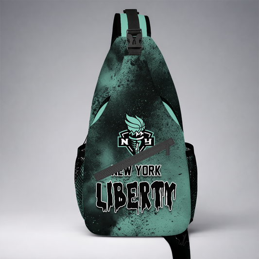 [FAN FAVORITE] NEW CUSTOMIZED WNBA10 NYL NEW YORK LIBERTY SLING BAG