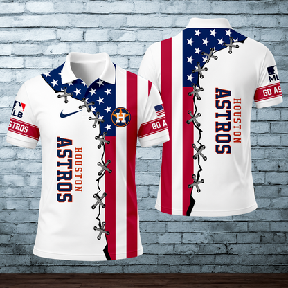 [FLASH SALE] NEW CUSTOMIZED MLB10 HAS HOUSTON ASTROS POLO SHIRT
