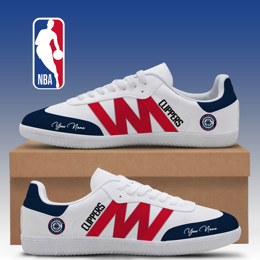 [HOT DEAL] NEW CUSTOMIZED NBA10 LCL LOS ANGELES CLIPPERS CLASSIC SNEAKERS