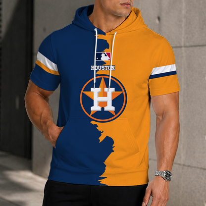 [FLASH SALE] NEW CUSTOMIZED MLB10 HAS HOUSTON ASTROS SHORT SLEEVE HOODIE