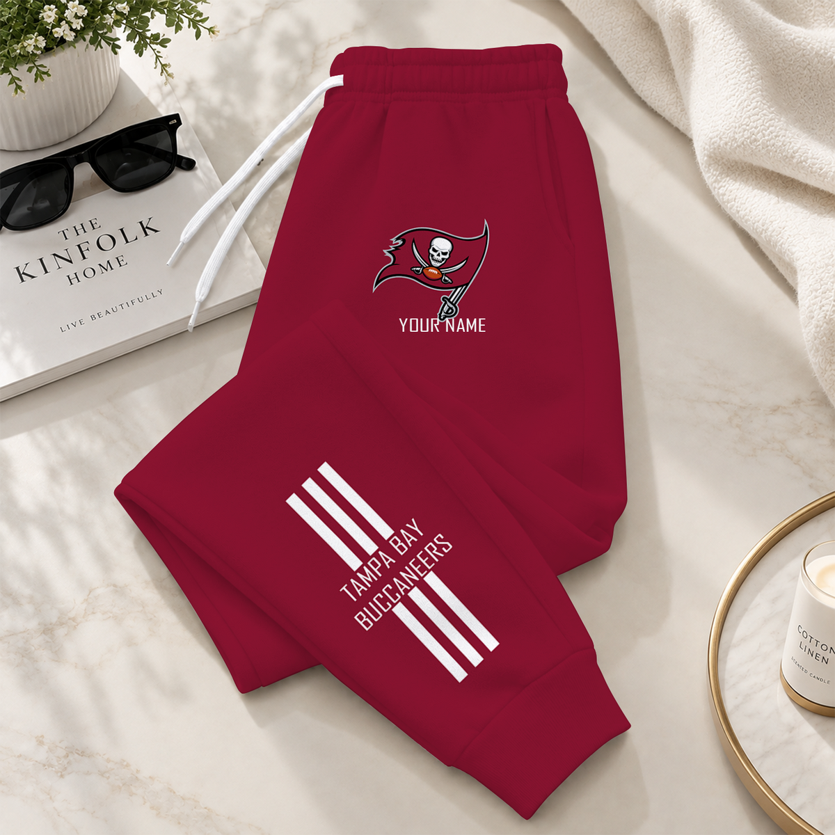 [SPECIAL OFFER] NEW CUSTOMIZED NFL10 TBB TAMPA BAY BUCCANEERS SWEATPANTS