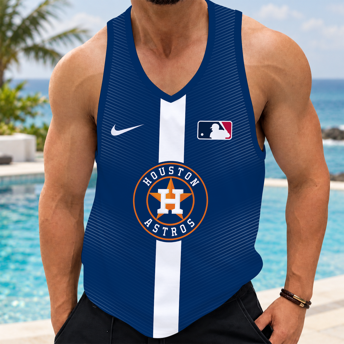 [FLASH SALE] NEW CUSTOMIZED MLB10 HAS HOUSTON ASTROS UNISEX TANK TOP