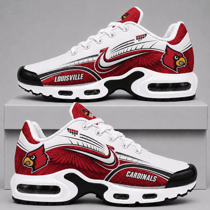 [FAN FAVORITE] NEW CUSTOMIZED NCAA FBS10 ULC LOUISVILLE CARDINALS AIR MAX PLUS SNEAKERS