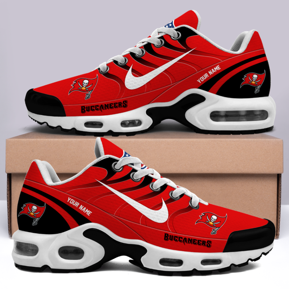 [SPECIAL OFFER] NEW CUSTOMIZED NFL10 TBB TAMPA BAY BUCCANEERS AIR MAX PLUS SNEAKERS