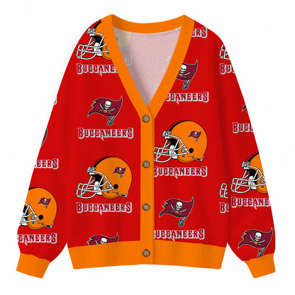 [SPECIAL OFFER] NEW CUSTOMIZED NFL10 TBB TAMPA BAY BUCCANEERS CARDIGAN