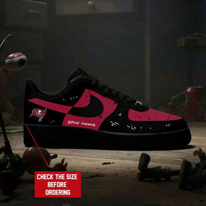 [SPECIAL OFFER] NEW CUSTOMIZED NFL10 TBB TAMPA BAY BUCCANEERS AF1 SNEAKERS
