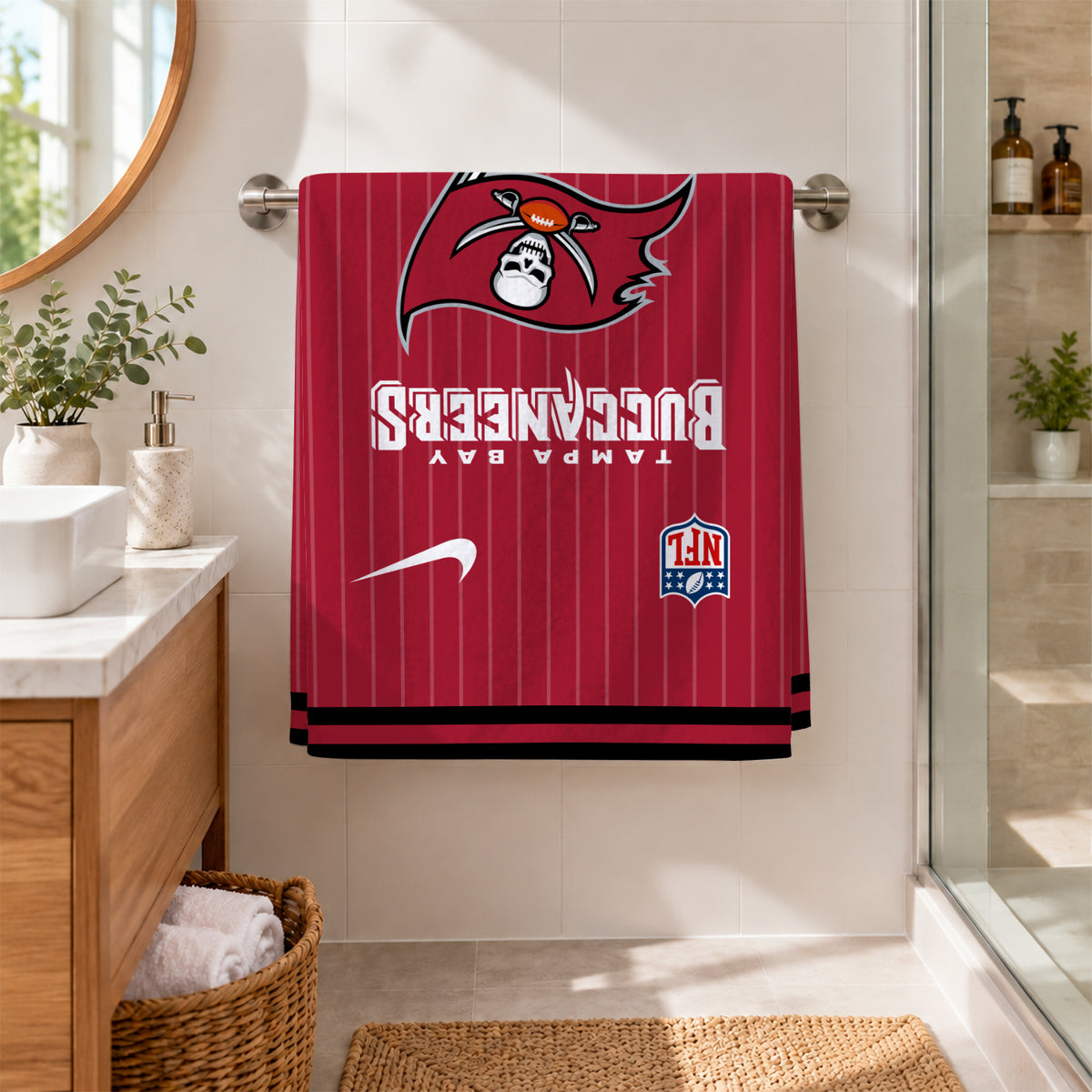 [SPECIAL OFFER] NEW CUSTOMIZED NFL10 TBB TAMPA BAY BUCCANEERS BEACH TOWEL
