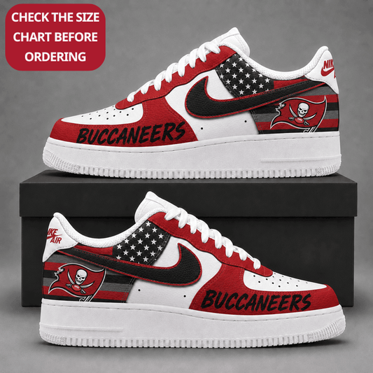 [SPECIAL OFFER] NEW CUSTOMIZED NFL10 TBB TAMPA BAY BUCCANEERS AF1 SHOES