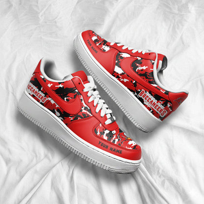 [SPECIAL OFFER] NEW CUSTOMIZED NFL10 TBB TAMPA BAY BUCCANEERS AF1 SNEAKERS