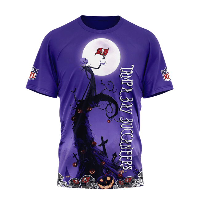 [SPECIAL OFFER] NEW CUSTOMIZED NFL10 TBB TAMPA BAY BUCCANEERS HALLOWEEN THE NIGHTMARE APPAREL
