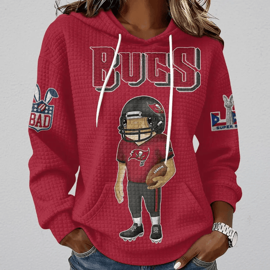 [SPECIAL OFFER] NEW CUSTOMIZED NFL10 TBB TAMPA BAY BUCCANEERS UNISEX HOODED SWEATSHIRT