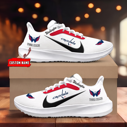 [SUPER SALE] NEW CUSTOMIZED NHL10 WCP WASHINGTON CAPITALS ROAD RUNNING SHOES