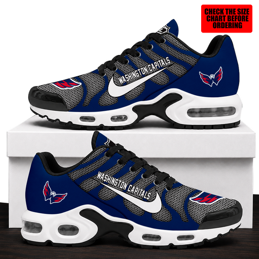 [SUPER SALE] NEW CUSTOMIZED NHL10 WCP WASHINGTON CAPITALS AIR MAX PLUS SNEAKERS