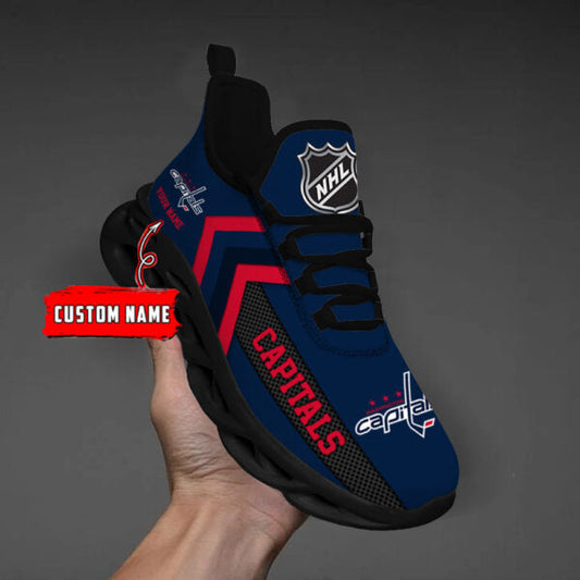 [SUPER SALE ] NEW CUSTOMIZED NHL10 WCP WASHINGTON CAPITALS MAX SOUL SHOES