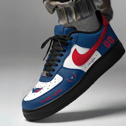 [SUPER SALE] NEW CUSTOMIZED NHL10 WCP WASHINGTON CAPITALS AF1 SHOES
