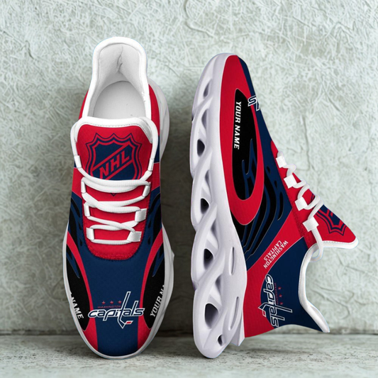 [SUPER SALE ] NEW CUSTOMIZED NHL10 WCP WASHINGTON CAPITALS MAX SOUL SHOES