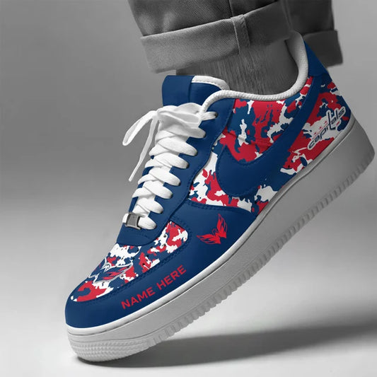 [SUPER SALE] NEW CUSTOMIZED NHL10 WCP WASHINGTON CAPITALS AF1 SHOES