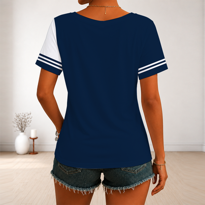 LIMITED EDITION - NEW CUSTOMIZED NBA10 LCL LOS ANGELES CLIPPERS V-NECK FEMALE SHIRT