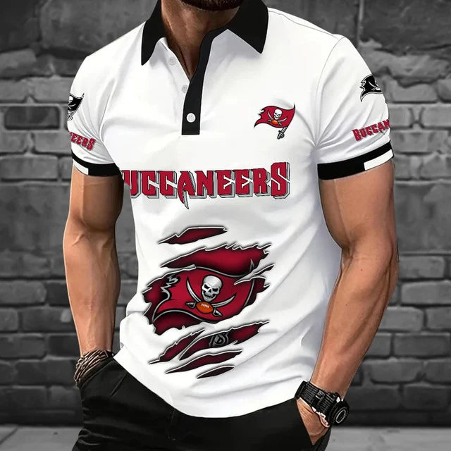 [SPECIAL OFFER] NEW CUSTOMIZED NFL10 TBB TAMPA BAY BUCCANEERS POLO SHIRT