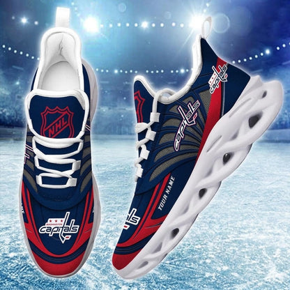 [SUPER SALE] NEW CUSTOMIZED NHL10 WCP WASHINGTON CAPITALS CLUNKY SNEAKERS