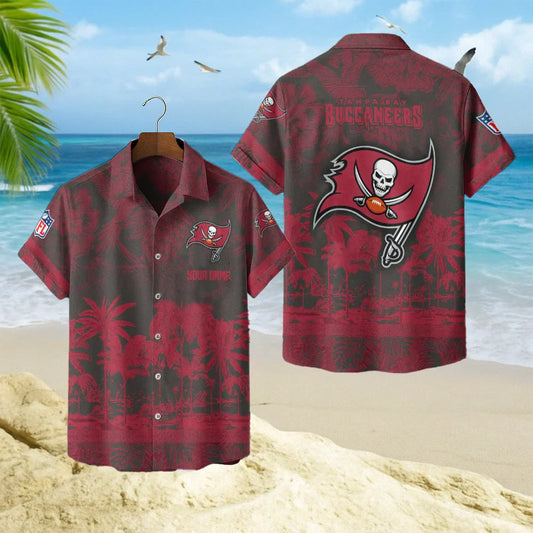 [SPECIAL OFFER] NEW CUSTOMIZED NFL10 TBB TAMPA BAY BUCCANEERS UNISEX HAWAIIAN SHIRT