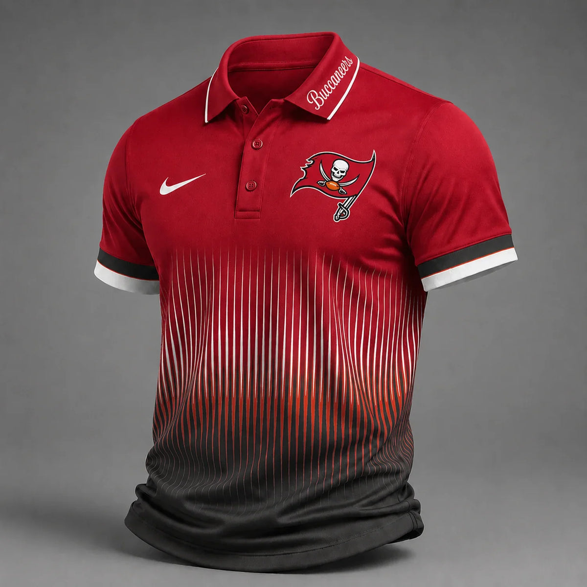 [SPECIAL OFFER] NEW CUSTOMIZED NFL10 TBB TAMPA BAY BUCCANEERS POLO SHIRT