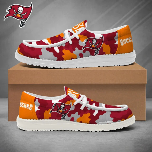 [SPECIAL OFFER] NEW CUSTOMIZED NFL10 TBB TAMPA BAY BUCCANEERS LOAFER SHOES