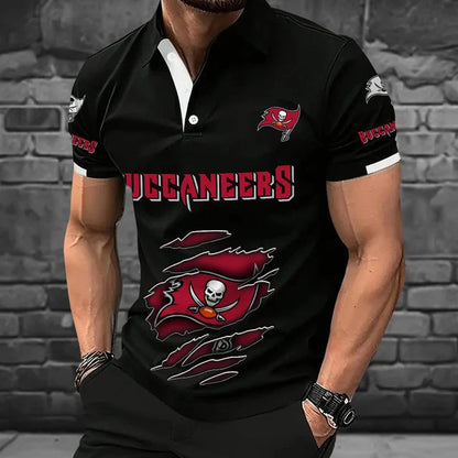 [SPECIAL OFFER] NEW CUSTOMIZED NFL10 TBB TAMPA BAY BUCCANEERS POLO SHIRT