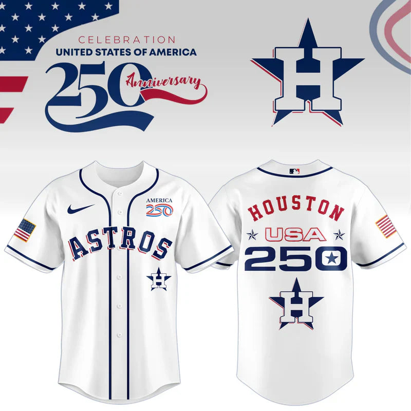 [FLASH SALE] NEW CUSTOMIZED MLB10 HAS HOUSTON ASTROS BASEBALL JERSEY