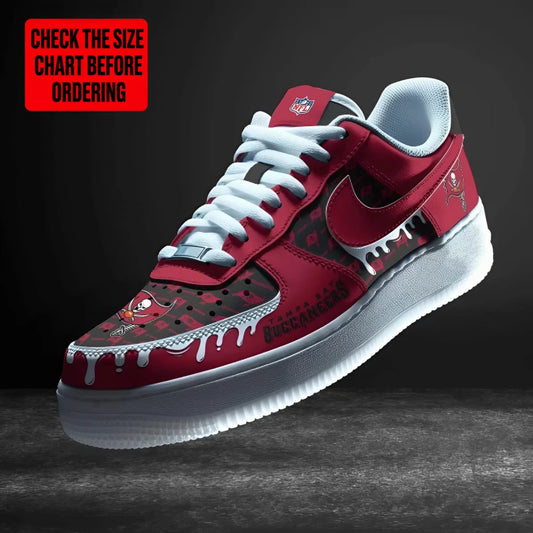 [SPECIAL OFFER] NEW CUSTOMIZED NFL10 TBB TAMPA BAY BUCCANEERS AF1 SHOES