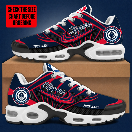 [HOT DEAL] NEW CUSTOMIZED NBA10 LCL LOS ANGELES CLIPPERS AIR MAX PLUS SNEAKERS