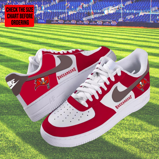 [SPECIAL OFFER] NEW CUSTOMIZED NFL10 TBB TAMPA BAY BUCCANEERS AF1 SHOES