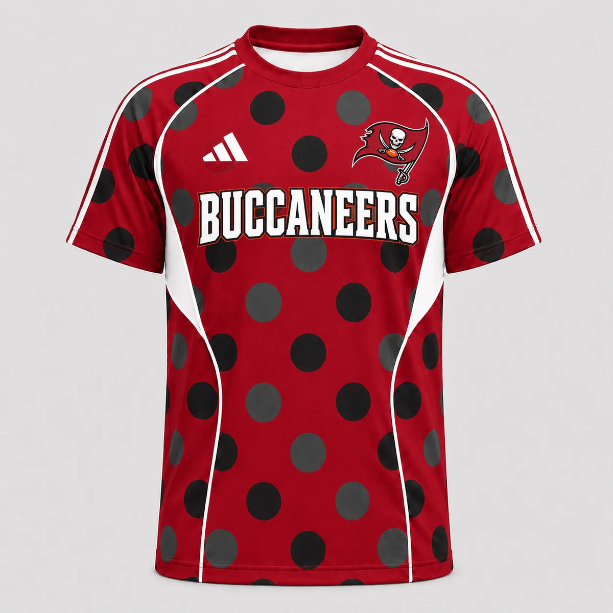 [SPECIAL OFFER] NEW CUSTOMIZED NFL10 TBB TAMPA BAY BUCCANEERS RAGLAN TEE