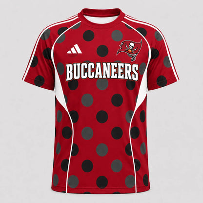 [SPECIAL OFFER] NEW CUSTOMIZED NFL10 TBB TAMPA BAY BUCCANEERS RAGLAN TEE