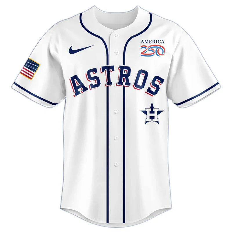 [FLASH SALE] NEW CUSTOMIZED MLB10 HAS HOUSTON ASTROS BASEBALL JERSEY