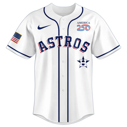 [FLASH SALE] NEW CUSTOMIZED MLB10 HAS HOUSTON ASTROS BASEBALL JERSEY