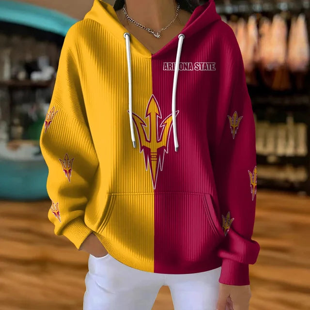 [FAN FAVORITE] NEW CUSTOMIZED NCAA MFF11 ASS ARIZONA STATE SUN DEVILS RIBBED HOODIE & SWEATSHIRT