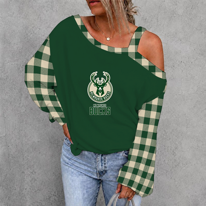 [HOT DEAL] NEW CUSTOMIZED NBA11 MBU MILWAUKEE BUCKS DROP SHOULDER SWEATSHIRT