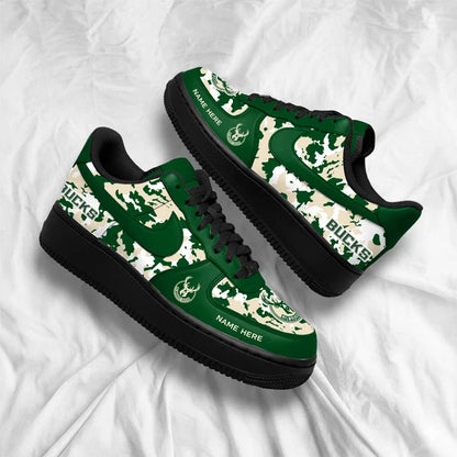 [HOT DEAL] NEW CUSTOMIZED NBA11 MBU MILWAUKEE BUCKS AF1 SHOES