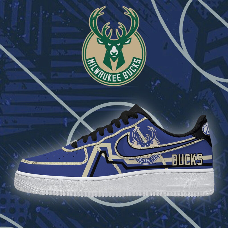 [HOT DEAL] NEW CUSTOMIZED NBA11 MBU MILWAUKEE BUCKS AF1 SHOES