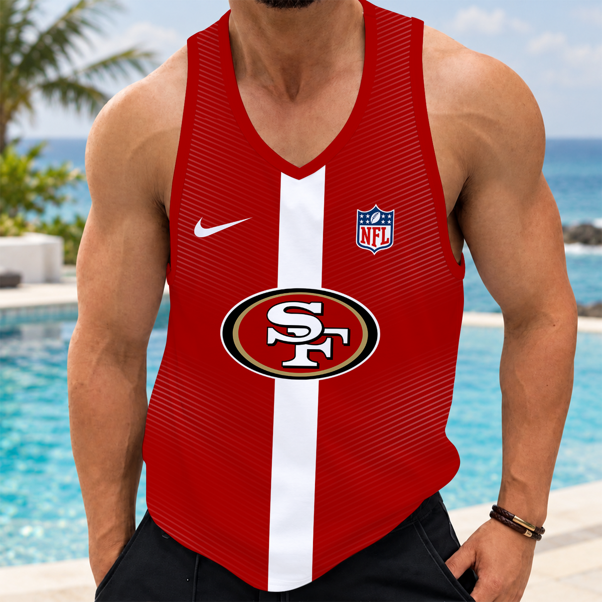 [SPECIAL OFFER] NEW CUSTOMIZED NFL11 SF49 SAN FRANCISCO 49ERS UNISEX TANK TOP